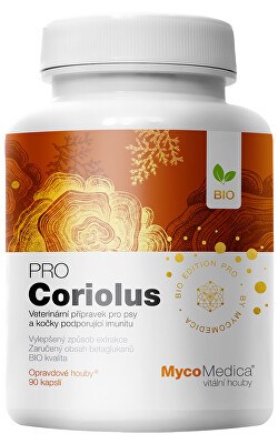 MycoMedica - BIO Coriolus PRO 90 kapslí