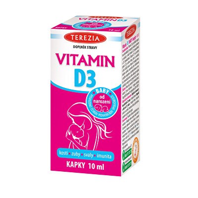Terezia Company - VITAMIN D3 BABY od narození 400 IU kapky 10 ml
