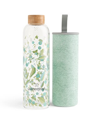 Waterdrop - Skleněná lahev Edition 600 ml - Clean transparentní